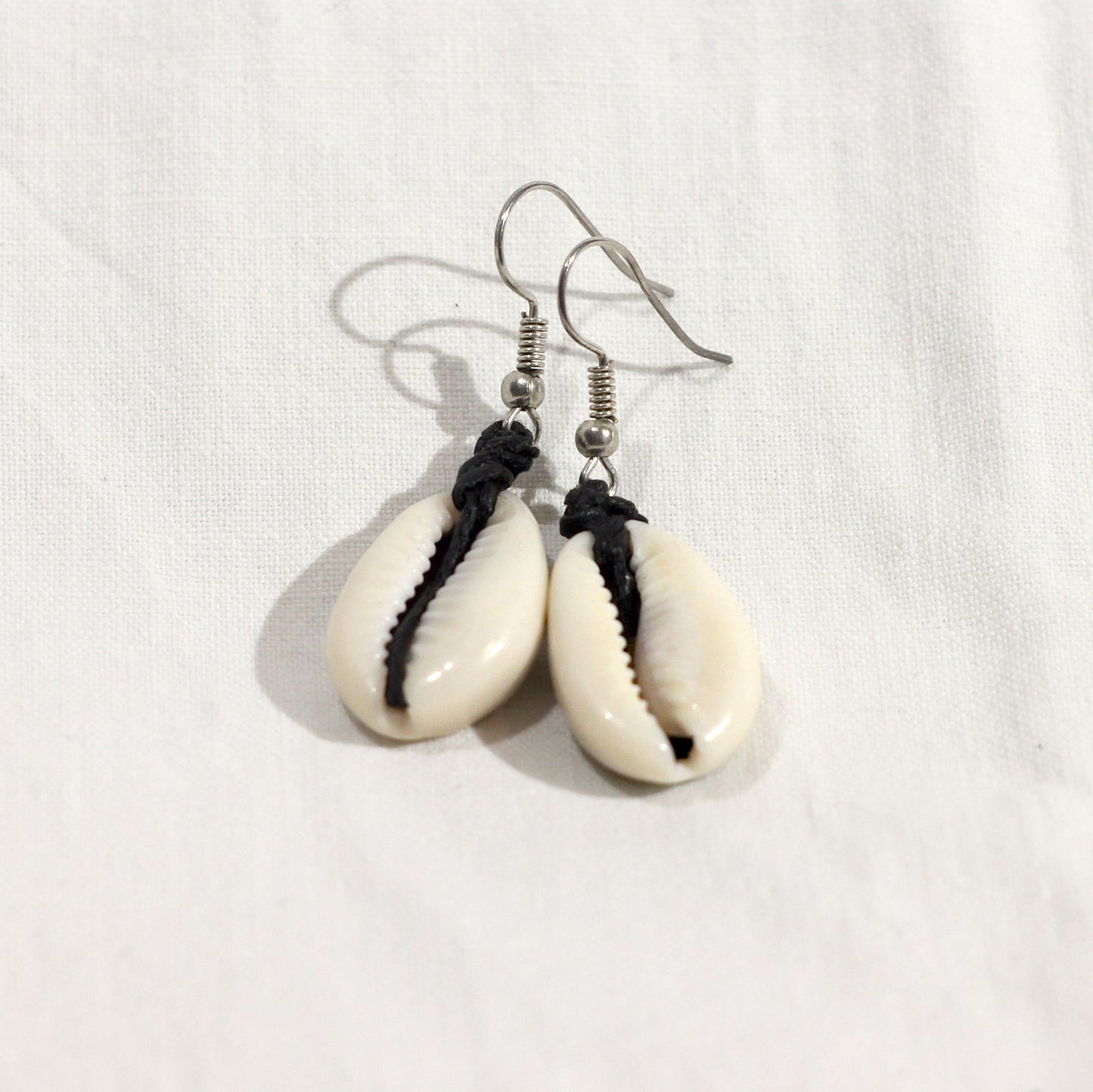 Cowry shell earrings